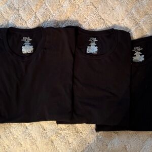 Black Polo Ralph Lauren Shirts Men’s 3-Pair Size XL